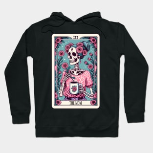 The Mom Tarot Card Skeleton Mothers Day Witch Mom Skull Mama Hoodie